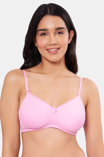 Buy Amante Padded Non Wired Full Coverage T-Shirt Bra - Pastel Lavender